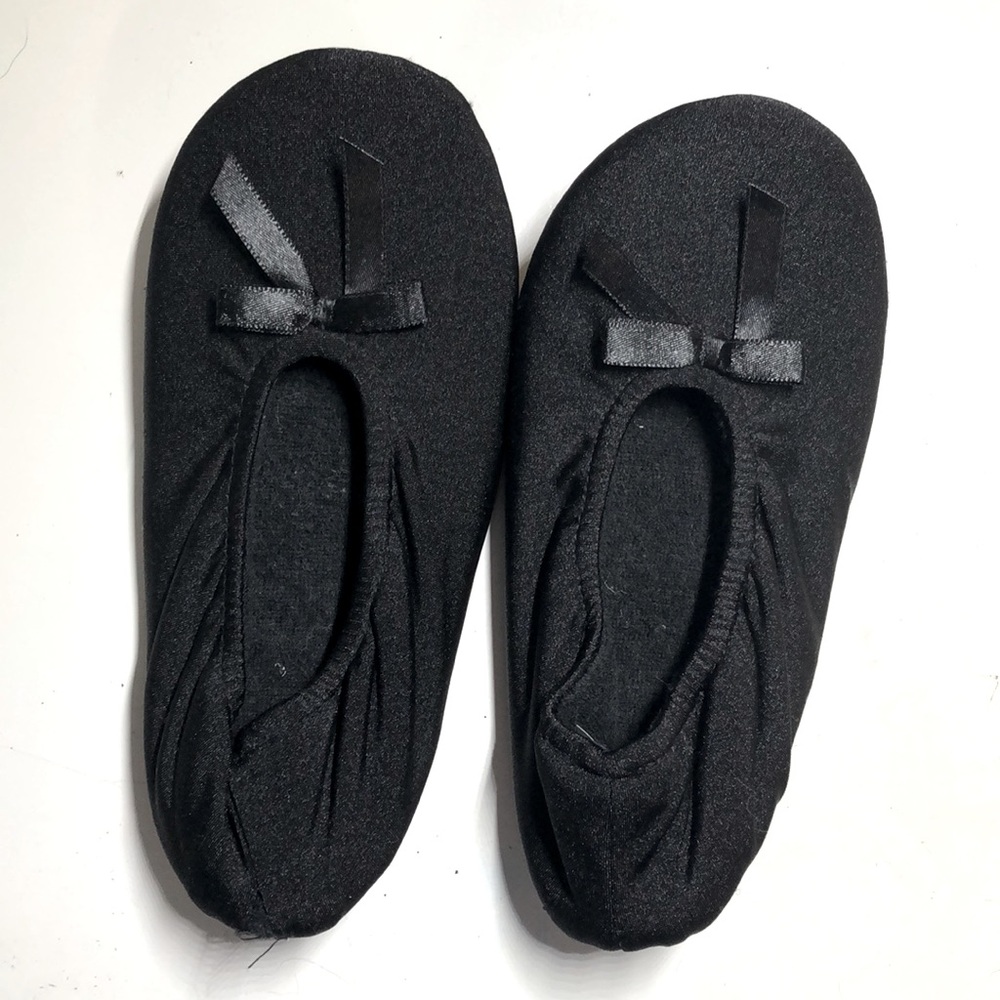 Black Ballet Slippers